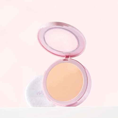 Mally Beauty Soft As Silk Powder Foundation - Light - Buildable Light To Medium Coverage - Lightweight Matte Finish #TOP7