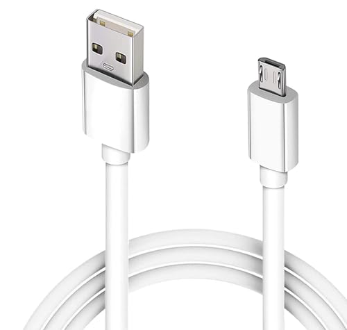 Image of The Black Store Original Cable Compatible For Samsung Galaxy J8 2018 | Micro Usb Data Cable | Quick Fast Charging Cable (Only Cable) White