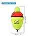 PATIKIL 2.5oz Lighted Fishing Slip Bobbers, 3 Pack EVA Green Red LED Light Up Fishing Float with Battery for Night Fishing, Yellow
