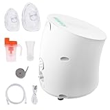 Nebulizador de compresor: el inhalador nebuliza los ingredientes activos utilizando una moderna tecnología de compresor de aire comprimido. Lo convierte de líquido a niebla de forma rápida y eficiente, trata y alivia eficazmente diversos problemas y enfermedades respiratorias.