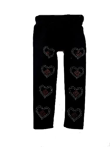 Image of CAMEY Solid Polyester Girls Regular Fit Casual Winter Pull On Warm Jeggings /Leggings