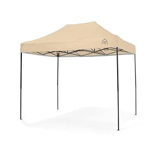 All Seasons Gazebos 3x2m Heavy Duty volledig waterdicht pop-up tuinhuisje met accessoirepakket – beige