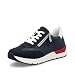 Produktbild Rieker Damen Low-Top Sneaker 58923, Frauen Halbschuhe, lose Einlage,Sportschuhe,Freizeitschuhe,Turnschuhe,Laufschuhe,blau (14),38 EU / 5 UK