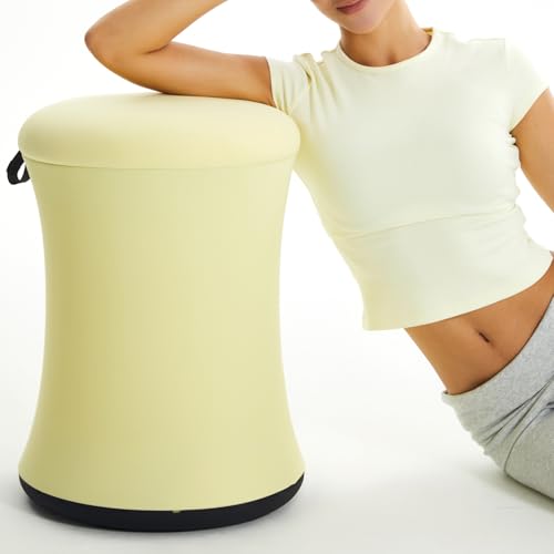 Image of TopJob Boba Chair Stylish Ergonomic Active Wobble Stool, ADHD Chair, Improves Posture and Focus, Ergonomic with Height Adjustable Stool for Adults Children for Home Office