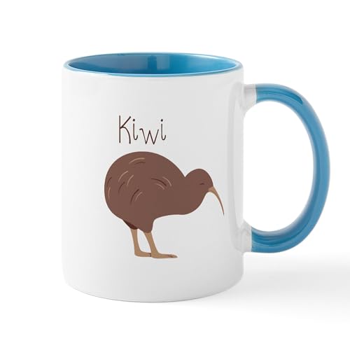 Taza de cerámica Kiwi Bird 11 oz miniatura 1