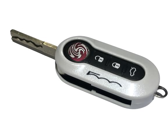 Nordecco Fiat 500 Key Case Cover, Fits 500, 500C, 500L, Abarth, Grande Punto, Brava, Fiat Panda, Stilo, Linea - Image 2