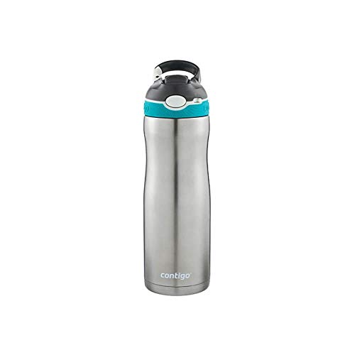 Garrafa Térmica Inox Autospout Ashland Chill com Bico Retrátil, Contigo, Verde, 591ML