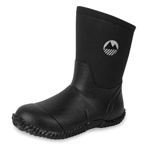 Lakeland Active Women's Kentmere Short Wellington Boots - Black - 6 UK