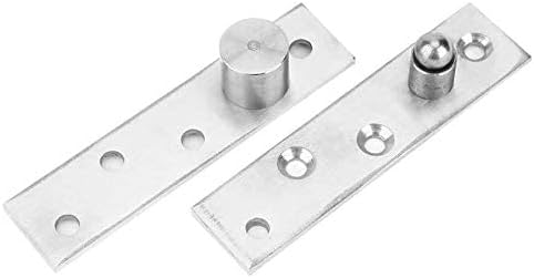 Hinge, 2Pcs Heavy Duty SS Concealed 360° Degree Pivot for Revolving Doors (Color : Eccentric Shaft)