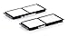 Produktbild MANN-FILTER Innenraumfilter CU 26 008-2  Kabinenluftfilter Satz (2er Set)  Für PKW