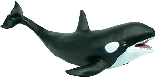 gemini&genius Shark Toys Killer Whale Action Figure, Sea Animal Orca Blackfish Toys, Soft Rubber Ocean Shark-16Inches Length- Great for Kids Bath Toys Swimming Toys, Beach Toys, Perfect Cake Coppers