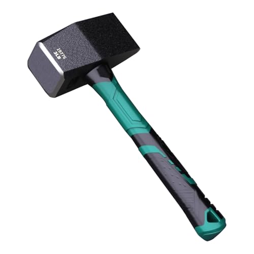 RGYBAO 2lb/2.5lb/3lb Carbon Steel Multifunctional Hammer Hardware Work Tool Household Use Hammer Shockproof Fitter Hammer