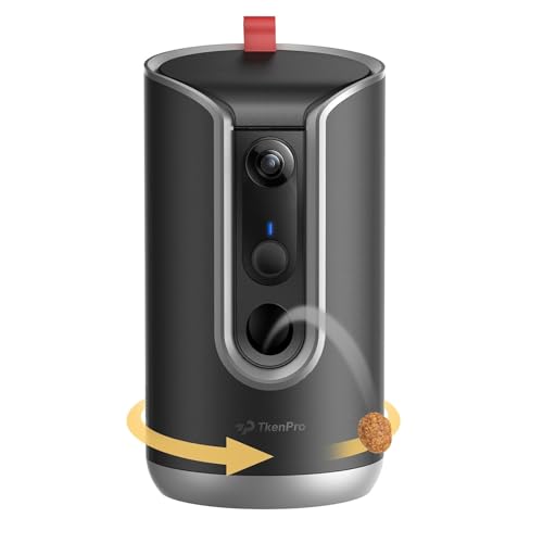 TKENPRO 5MP Ultra HD Pet Camera - Dog Camera with Treat Dispenser, Remote Treat Tossing via Phone App, 360° Auto Tracking & Motion Alerts, 5G&2.4G WiFi for Cats Indoor thumbnail 9
