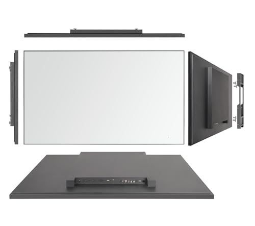 Image of 55 inch 4K UHD Smart Mirror TV for Bathroom - IP65 Waterproof, webOS, Built-in Alexa Voice Control, ATSC Tuner, Wi-Fi & Bluetooth - Model HYM55A (2026)