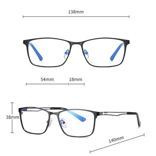 mincl Transition Photochromic Bifocal Reading Glasses for Mens and Womens,Square Clear UV Protection Sunglasses Readers 0~+4