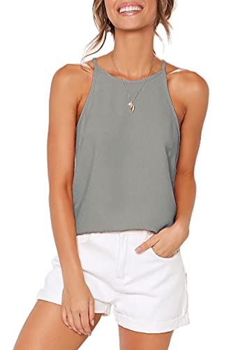 Image of LouKeith Womens Tank Tops Casual Flowy Printed Vest Shirts Sleeveless Cotton Soft Summer Tees Blouses