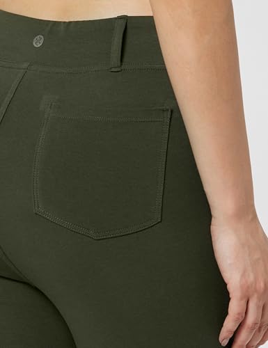 Image of Blissclub AM:PM Air Flare Trousers Cotton for Women Above 5'5 ft Tall | Bootcut Trousers and Formal Pants for Women Office wear | Tailored fit