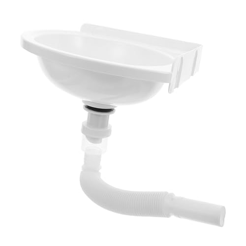 Lavandino angolare salvaspazio a parete, compatto, triangolare, per piccoli bagni, facile da pulire, ideale per bagni ad angolo e lavabo sospeso design moderno