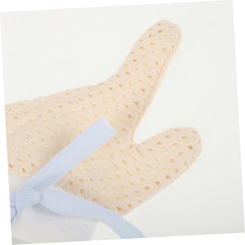 2 Pairs Baby Anti-Sucking Gloves for Infants Thumb Sucking Protection Mittens Soft Cotton Thumb Guards for Newborns Prevent Sucking Habit for Babies4
