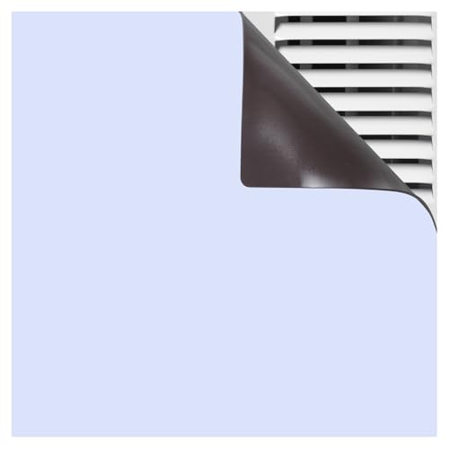 sourcing map 1Pcs Square Magnetic Vent Covers, 8x8 Floor Air Vent Blocker Covers Register Sound Proof Covers for Home Floor Wall Ceiling Vents (White)