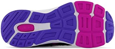 New Balance Kid's 680 V6 Hook and Loop Running Shoe, Black/Magenta Pop/Aura, 5.5 Toddler - 5