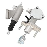 Luocute Kupplungshauptzylinder-Baugruppe, Ersatz-Sekundärzylinder aus Hochfester Metalllegierung und Rostfrei, Kupplungshauptzylinder mit Nehmerzylinder für 2001–2007