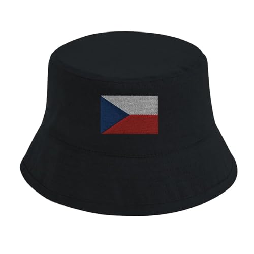 Chapeau Bob Drapeau de la Tchéquie pour Randonnée et Matchs d'Été