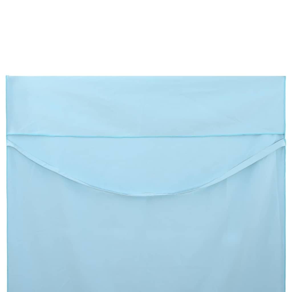 Ręczniki do opalania 2 szt. niebieskie 210 x 75 cm poliester poliamid Soft-Touch szybkoschnące z bocznymi kieszeniami na plażę, do ogrodu, wellness, spa, relaksu