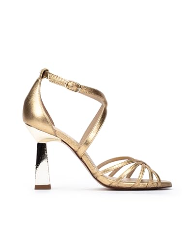 MARTINELLI Sandalias tacón en Piel LUPETTA para Mujer Color ORO