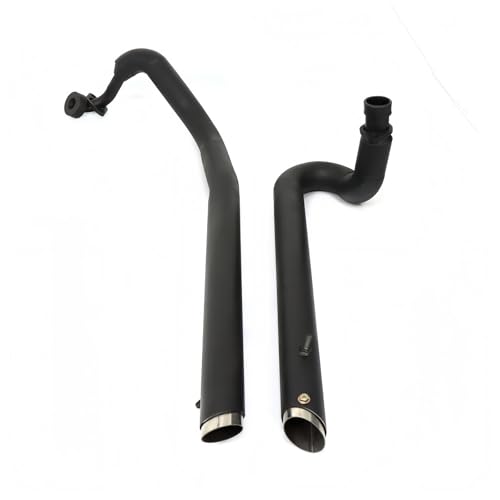 Pièces d'échappement moto pour Yamaha V Star 1100 avec silencieux amovible noir