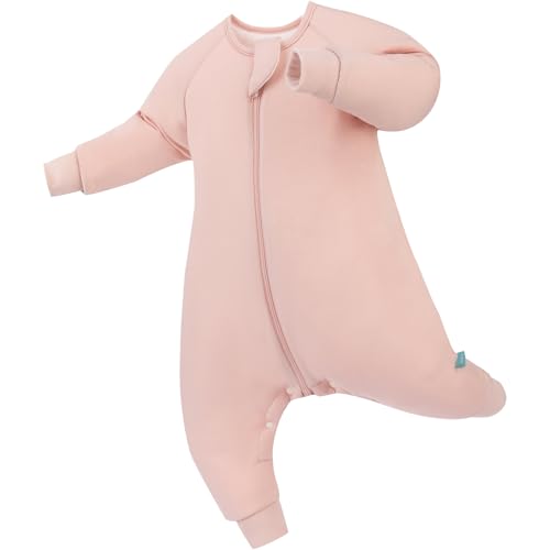Image of PurComfy Supersoft Active Toddler Sleepsuit 1.0 TOG Long Sleeve Wearable Blanket with Legs All-Season Cozy Sleeper