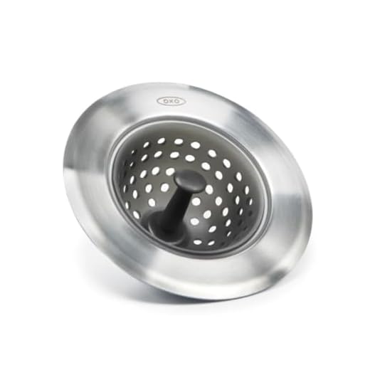 OXO Good Grips Silicone Sink Strainer, Black