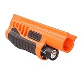 Nightstick SFL-12WL Shotgun Forend Light - 1200 Lumens Forend Light for Mossberg 500/590/590A1/Shockwave - IP-X7 Waterproof Impact & Chemical Resistant - 2 CR123 Batteries - Less Lethal Orange