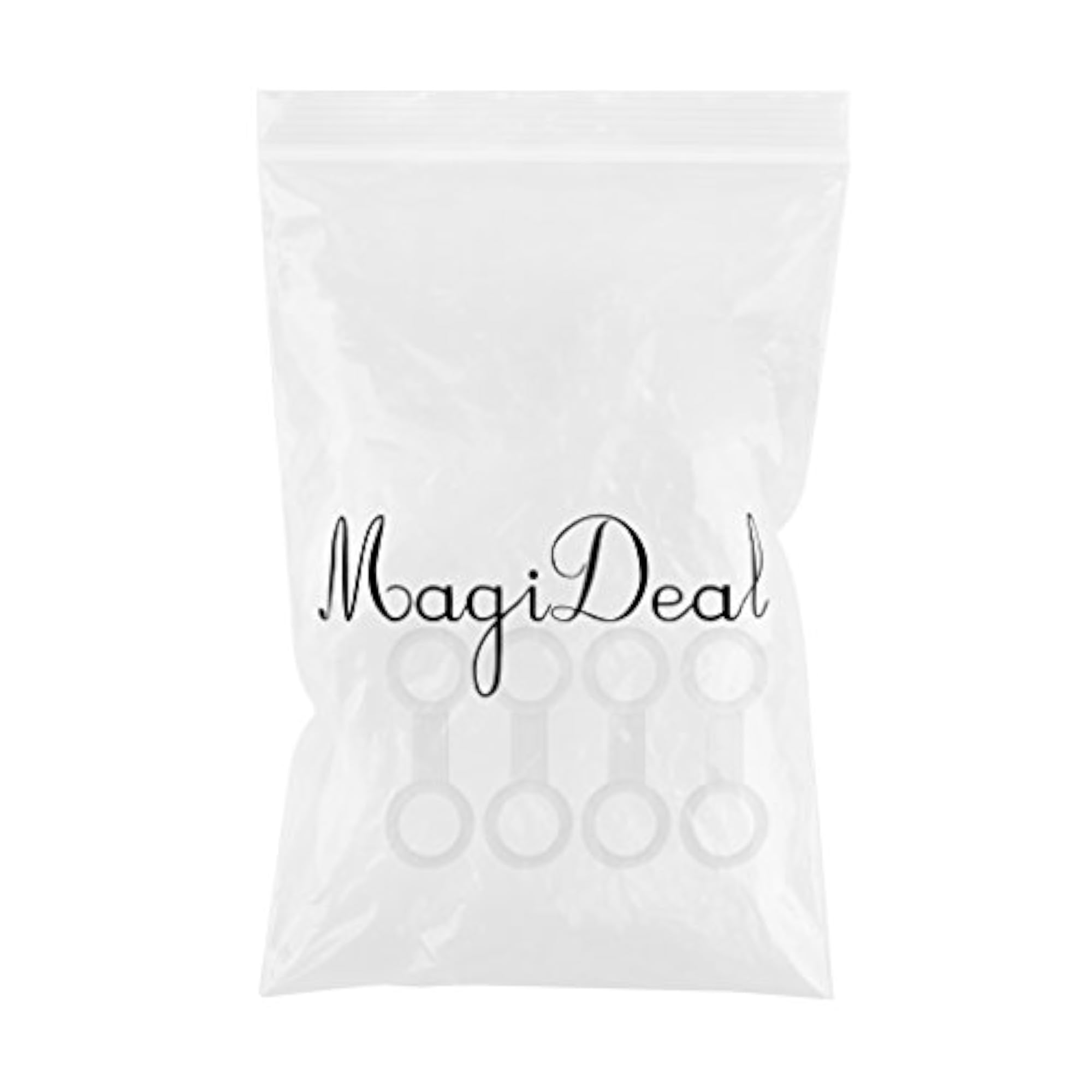 4 Pieces Scuba Diving Silicone Snorkel Mask Keeper Clear