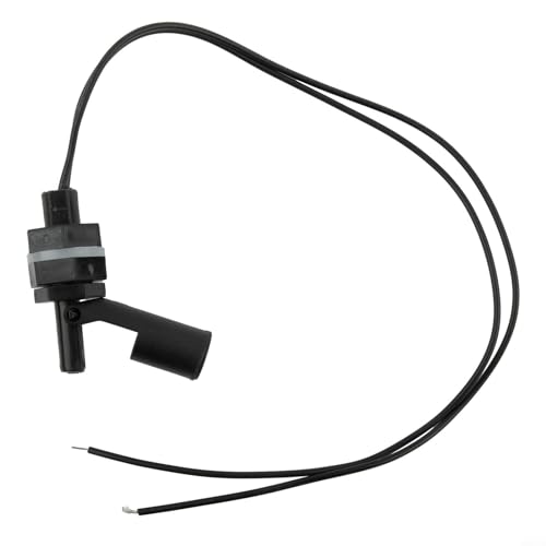 Interruptor flotante horizontal con sensor de nivel de agua con soporte lateral de polipropileno para detección de líquidos en tanques de piscina y diversas aplicaciones, incluyendo hidroponía y