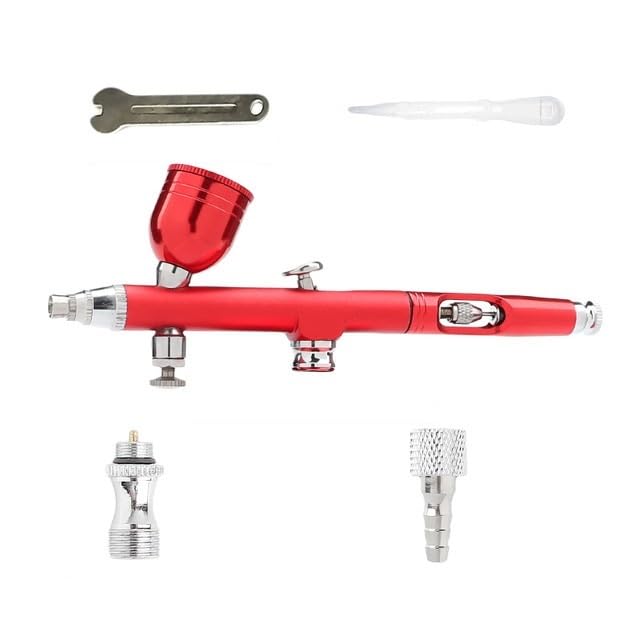 Airbrush 047 RED pistolet compresseur sans fil portatif pour maquillage et soin