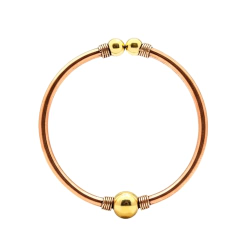 Image of SHINDE EXPORTS adjustable pure copper leg anklet bracelet kada for men and women indian jewelry