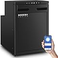 BODEGACOOLER 12 Volt Refrigerator,45L RV Refrigerator APP Control,RV Fridge with Lock,Car Refrigerator (-4?-46?),Dual Zone Fridge Freezer?Compressor Cooler 12/24V DC for RV,Truck,Camping,Travel,Trip