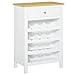 HOMCOM Meuble Range-Bouteilles capacité 16 Bouteilles avec tiroir - MDF - 55 x 30 x 80 cm