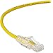 Black Box 2Ft Yellow Cat6a Slim 28Awg Pat