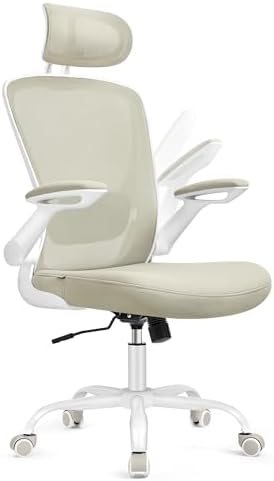 SONGMICS Office Chair, Mesh Desk Chair, Ergonomic Swivel Chair, L...
