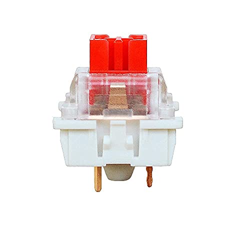 Image of OUTEMU (Gaote) Brown Switch 3 Pin Keyswitch DIY Replaceable Switches for Mechanical Gaming Keyboard (20 PCS) (Red)