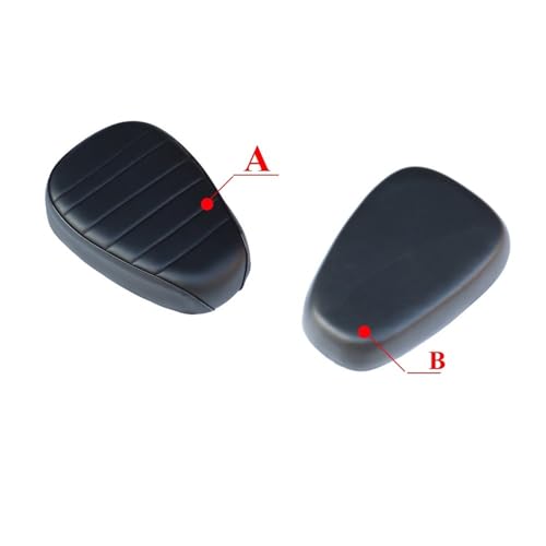 Accessoires moto passager arrière selle dossier noir rembourré pour customisation