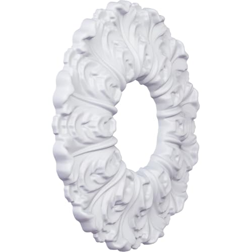 Medallón de techo oculta grietas Ekena Millwork CM03JA blanco 3