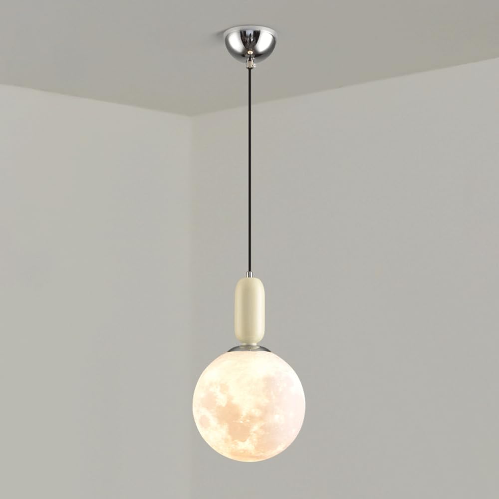 Suspension lune blanche pour illuminer doucement la chambre de votre enfant