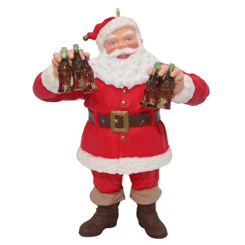 Hallmark QX4067 Refrescante Presente Coca Cola Santa 1995 Ornamento de Lembrança