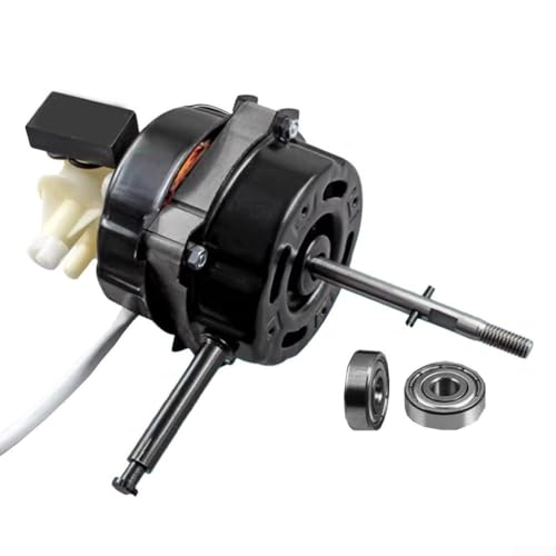 Motor de ventilador eléctrico diseñado con un eje de 20 mm de largo para un rendimiento óptimo como ventilador de mesa o suelo