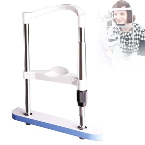 Optical Instrument Chin Rest, Optometry Lifting Chin Bracket, Height Adjustmen: 135–235 Mm, Curved Surface Design, Easy Installation, for Auto Refractometer, Vision Training, Optical Instrument