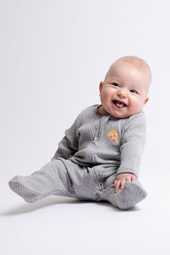 Image of monica + andy Double Zipper One Piece, 100% Organic Baby Clothes for Girls & Boys, Unisex, Preemie, Newborn & Infant Sizes