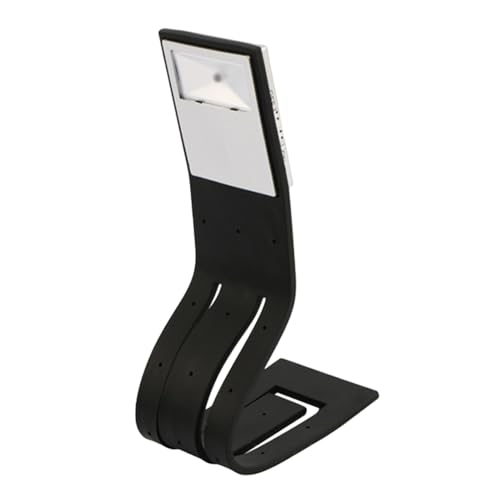 Clip de luz de libro – Luz de lectura de libro con clip | Luz recargable de 20 cm para leer por la noche | Lámpara plegable de luz | Luz LED portátil para leer libros en la cama